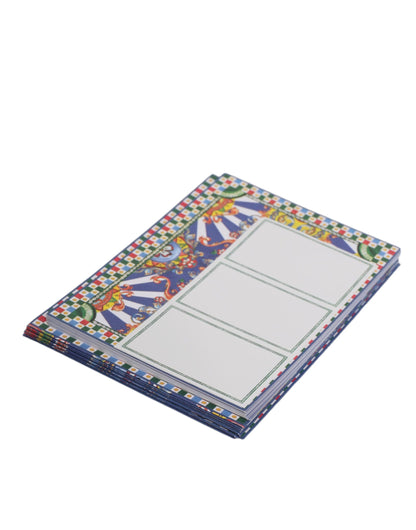 Multicolor Carretto Siciliano Envelope Post Card Holder-Dolce & Gabbana-LabelTerrace.com