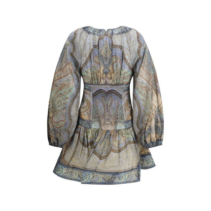 Multicolor Cotton Casual Dress