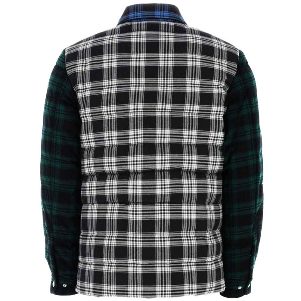 Multicolor Cotton Men Jacket-Woolrich-LabelTerrace.com
