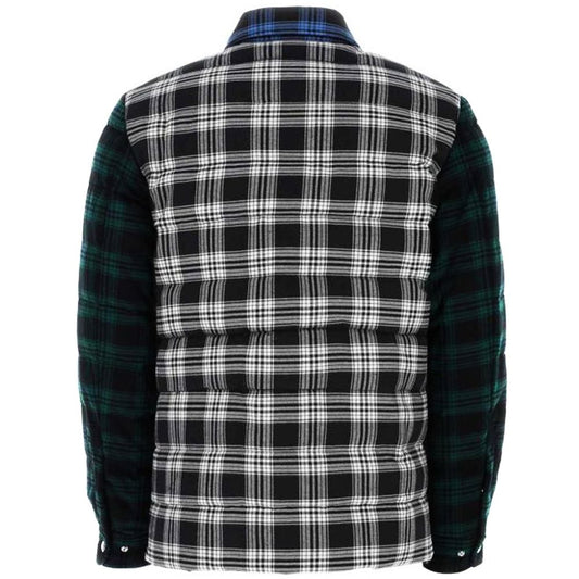 Multicolor Cotton Men Jacket-Woolrich-LabelTerrace.com