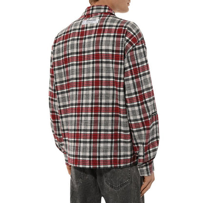 Multicolor Cotton Men Jacket-Diego Venturino-LabelTerrace.com