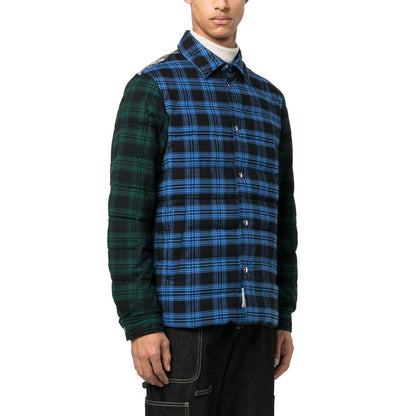 Multicolor Cotton Men Jacket-Woolrich-LabelTerrace.com