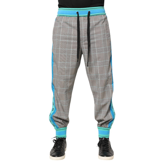 Multicolor Cotton Men Jogger Sweatpants Pants-Dolce & Gabbana-LabelTerrace.com