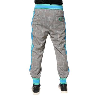 Multicolor Cotton Men Jogger Sweatpants Pants-Dolce & Gabbana-LabelTerrace.com