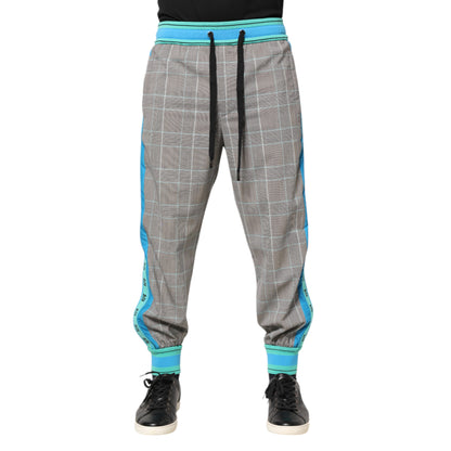 Multicolor Cotton Men Jogger Sweatpants Pants-Dolce & Gabbana-LabelTerrace.com