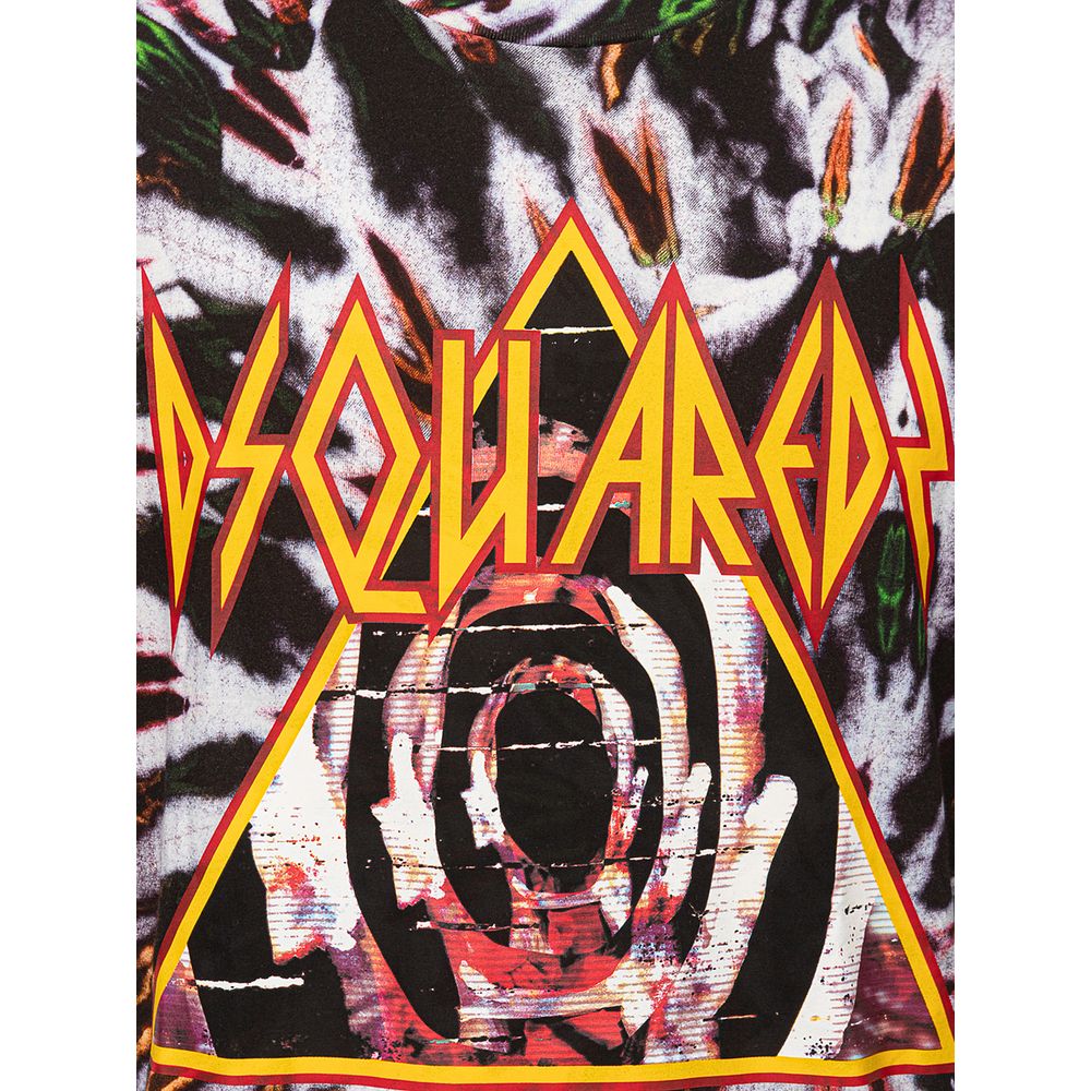 Multicolor Cotton T-Shirt-Dsquared²-LabelTerrace.com