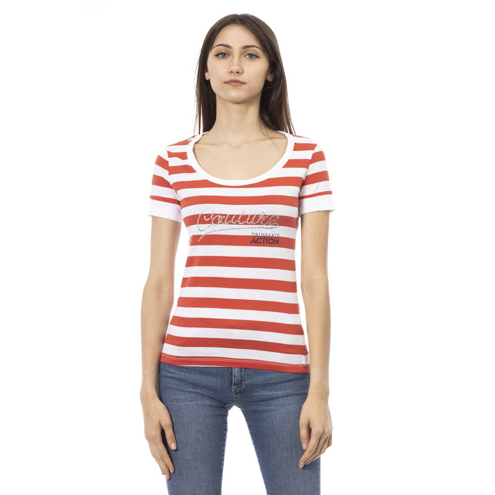 Multicolor Cotton Women T-Shirt-Trussardi Action-LabelTerrace.com