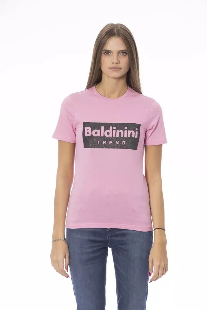 Multicolor Cotton Women T-Shirt-Baldinini Trend-LabelTerrace.com