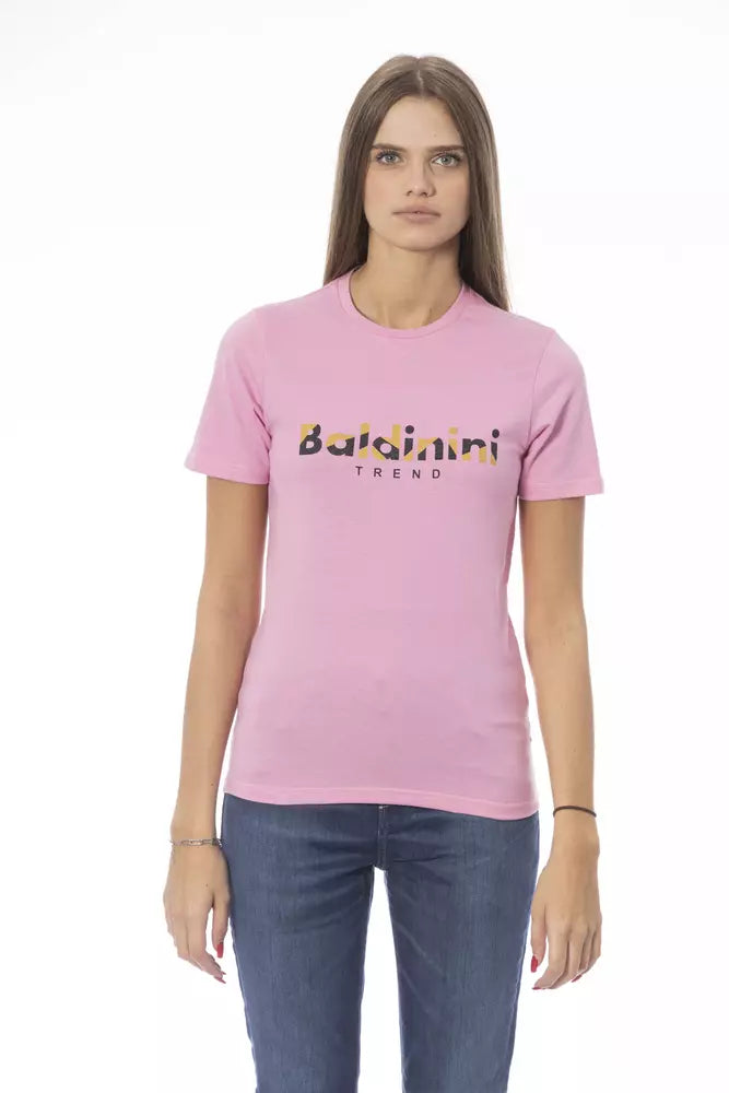 Multicolor Cotton Women T-Shirt-Baldinini Trend-LabelTerrace.com