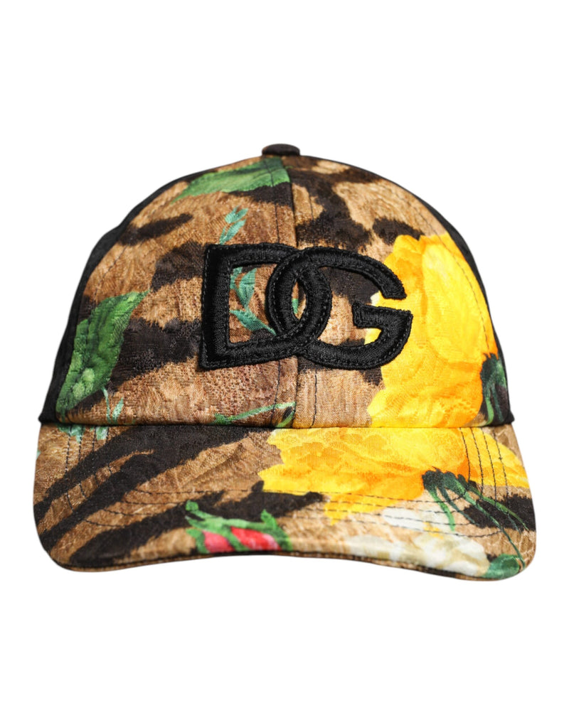 Multicolor DG Logo Patch 6 Panels Baseball Cap-Dolce & Gabbana-LabelTerrace.com