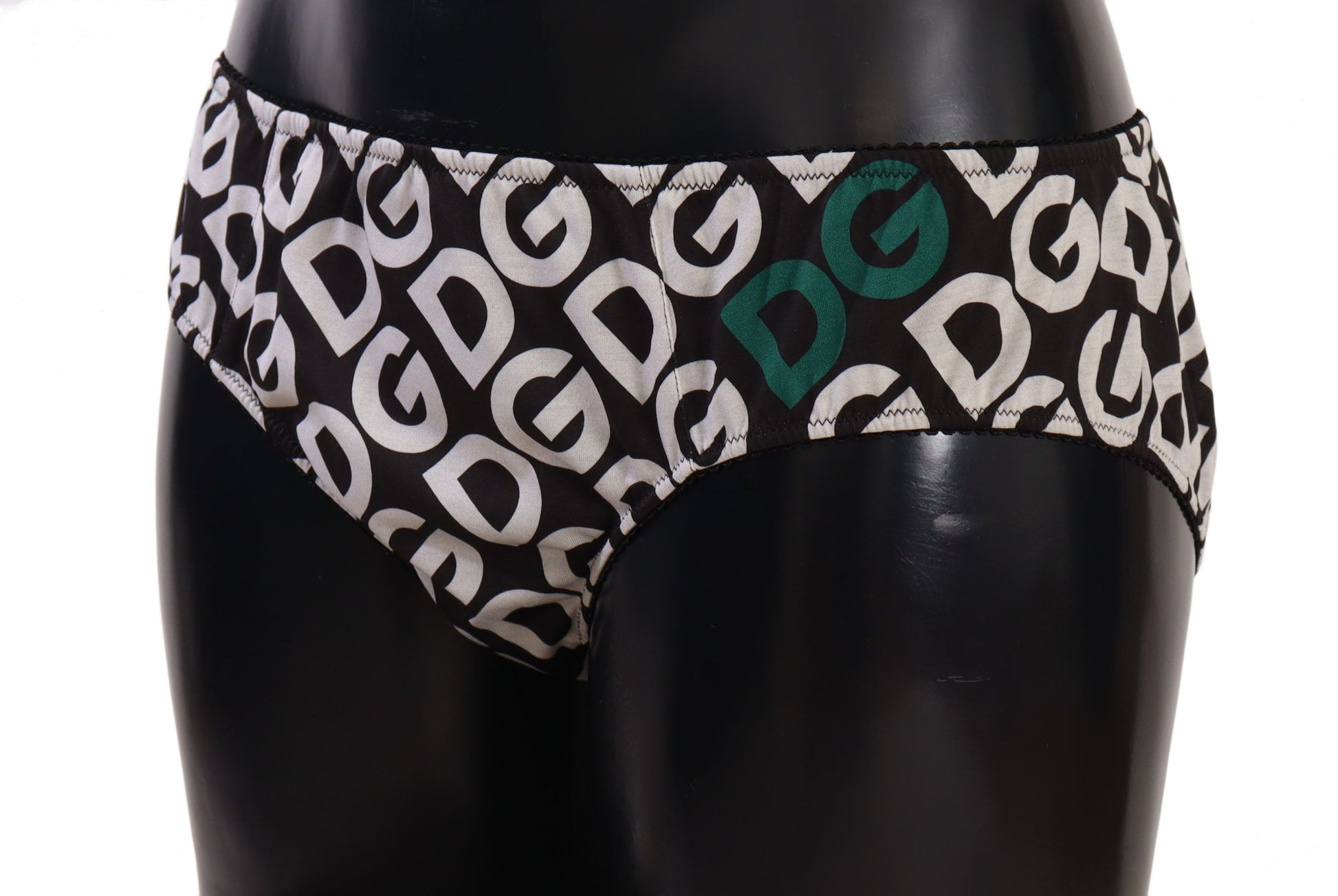 Multicolor DG Logo Print Slip Bottom Underwear-Dolce & Gabbana-LabelTerrace.com