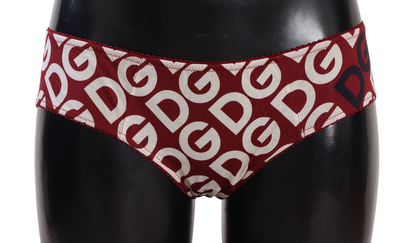 Multicolor DG Logo Print Slip Bottom Underwear-Dolce & Gabbana-LabelTerrace.com