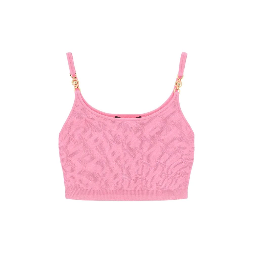 La Greca Cropped Top-Versace-LabelTerrace.com