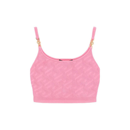 La Greca Cropped Top-Versace-LabelTerrace.com