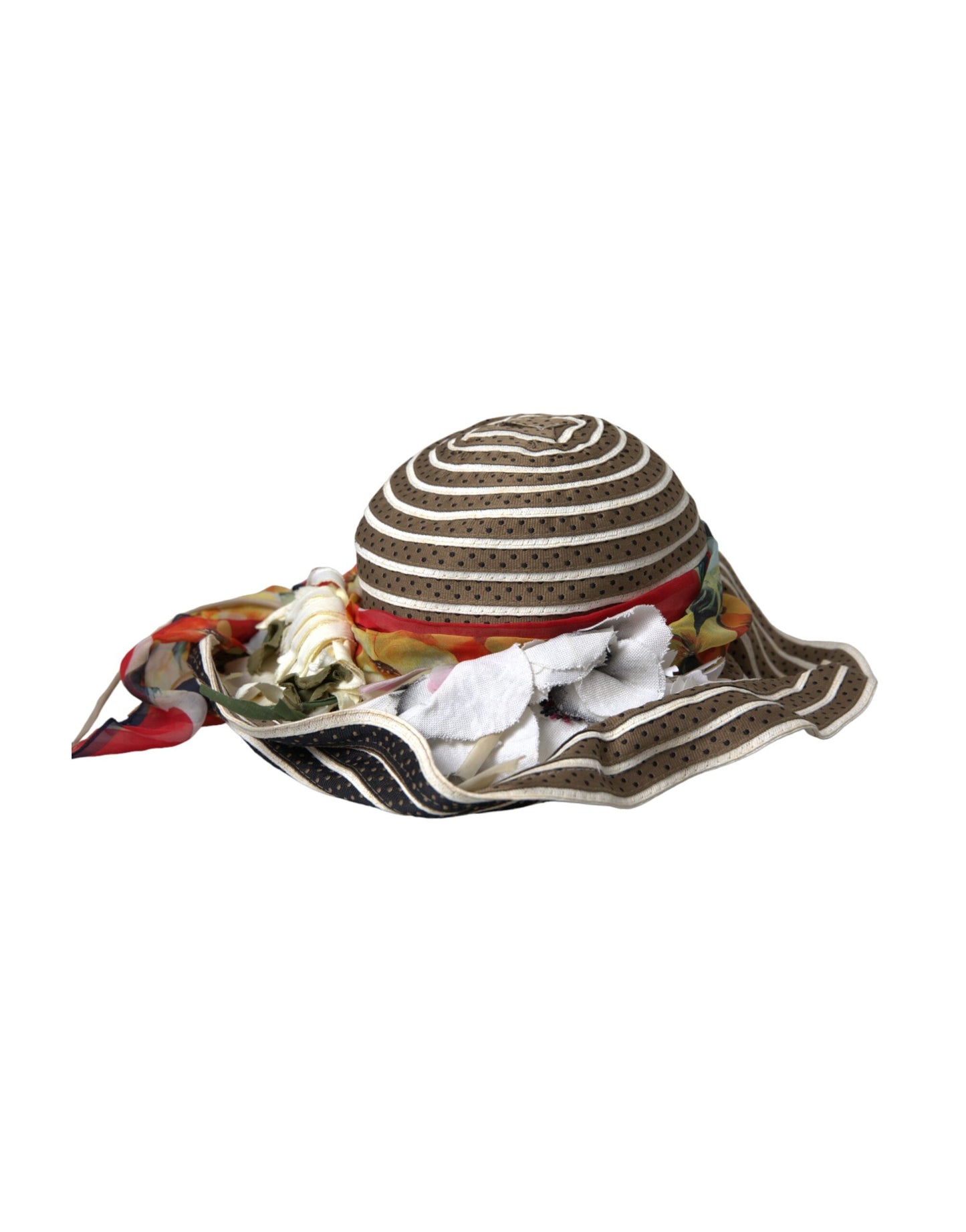 Multicolor Fantasy Wide Brim Floppy Hat-Dolce & Gabbana-LabelTerrace.com