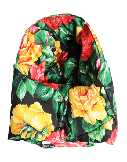 Multicolor Floral Print Whole Head Wrap Hat-Dolce & Gabbana-LabelTerrace.com