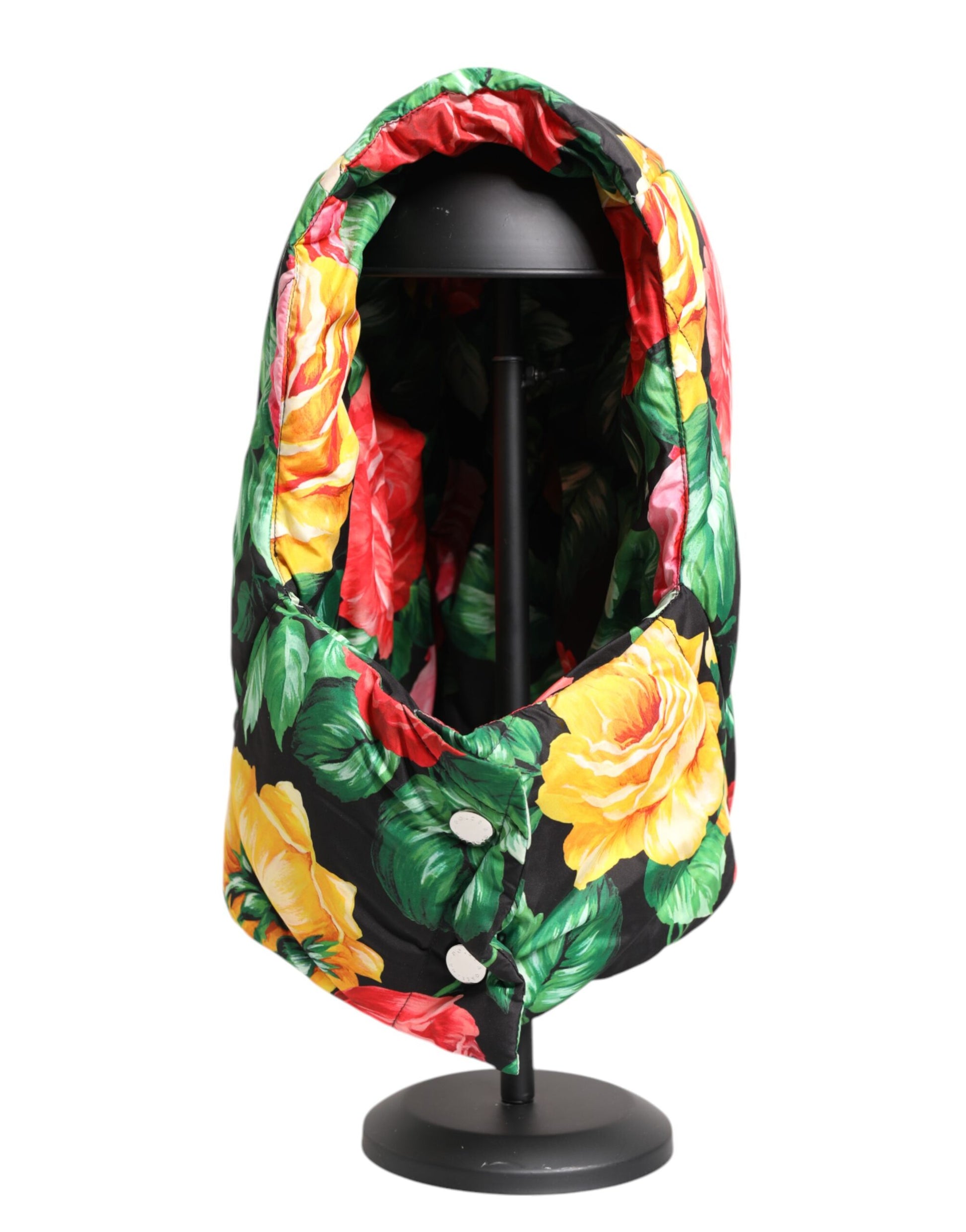 Multicolor Floral Print Whole Head Wrap Hat-Dolce & Gabbana-LabelTerrace.com