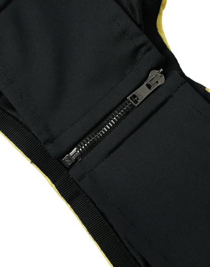 Multicolor Floral Sleeveless Bustier Crop Top-Dolce & Gabbana-LabelTerrace.com