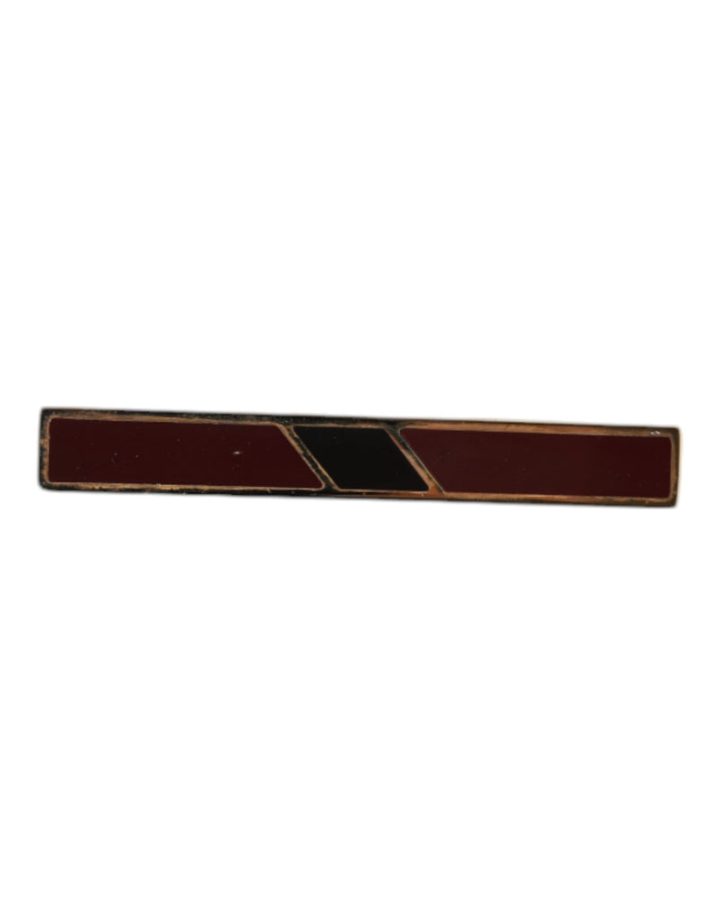 Multicolor Gold Tone Brass Tie Clip Bar-Dolce & Gabbana-LabelTerrace.com