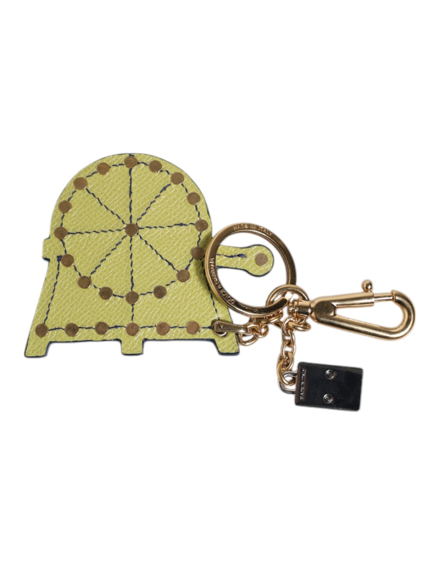 Multicolor Gold Tone Carretto Keychain Keyring-Dolce & Gabbana-LabelTerrace.com