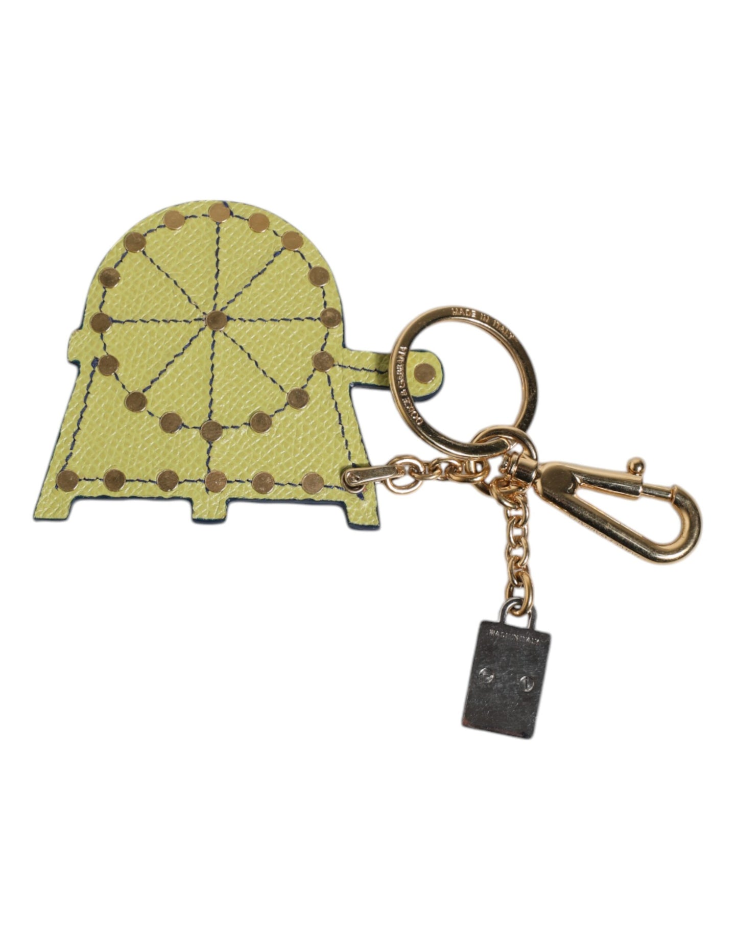 Multicolor Gold Tone Carretto Keychain Keyring-Dolce & Gabbana-LabelTerrace.com
