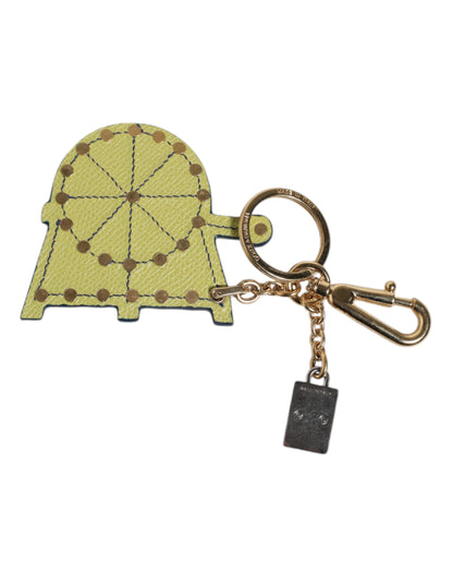 Multicolor Gold Tone Carretto Keychain Keyring-Dolce & Gabbana-LabelTerrace.com