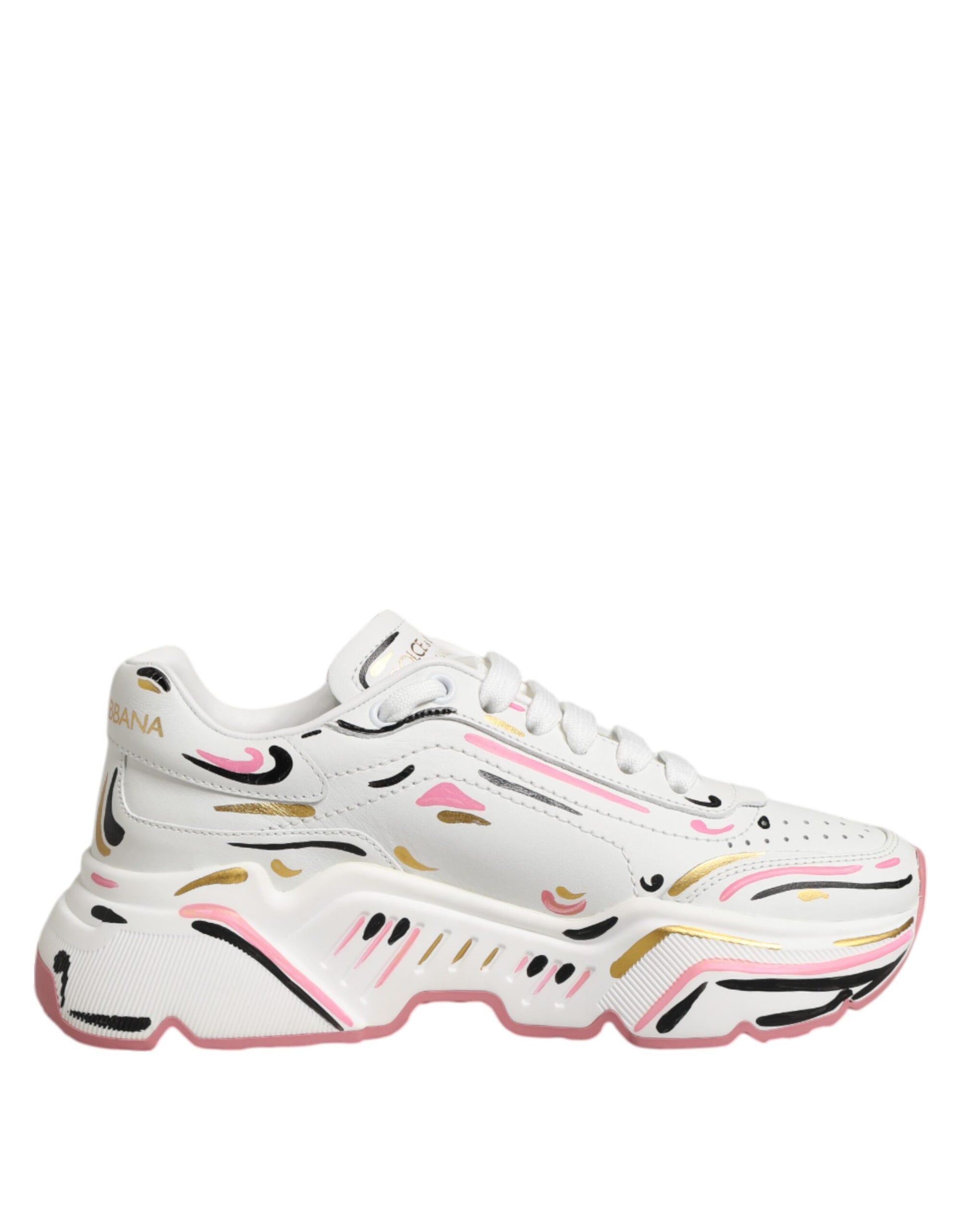 Multicolor Hand Painted DAYMASTER Sneaker Shoes