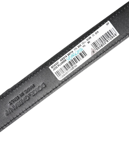 Multicolor Jacquard Leather Metal Buckle Belt-Dolce & Gabbana-LabelTerrace.com