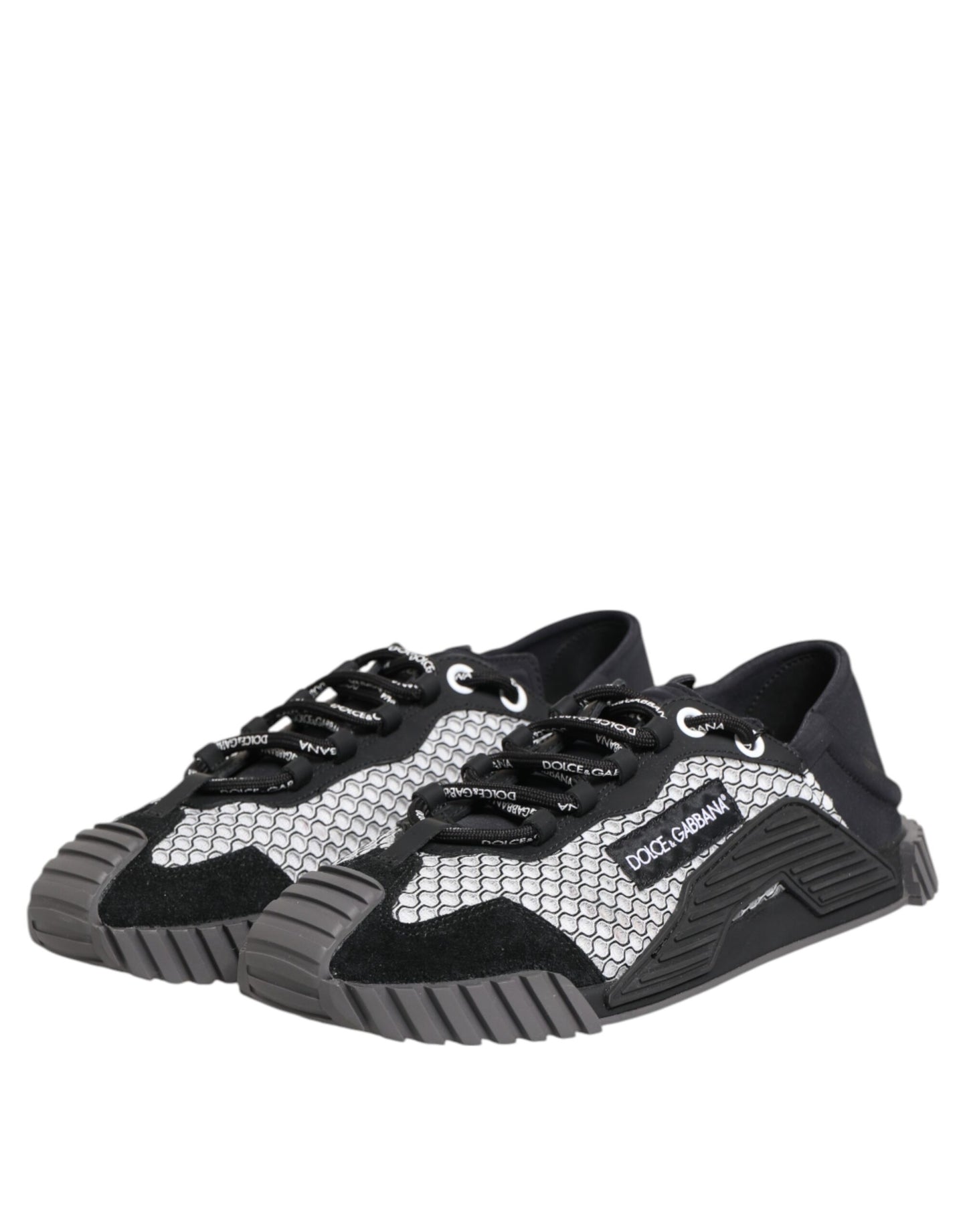 Multicolor Lace Up Low Top NS1 Sneakers Shoes-Dolce & Gabbana-LabelTerrace.com