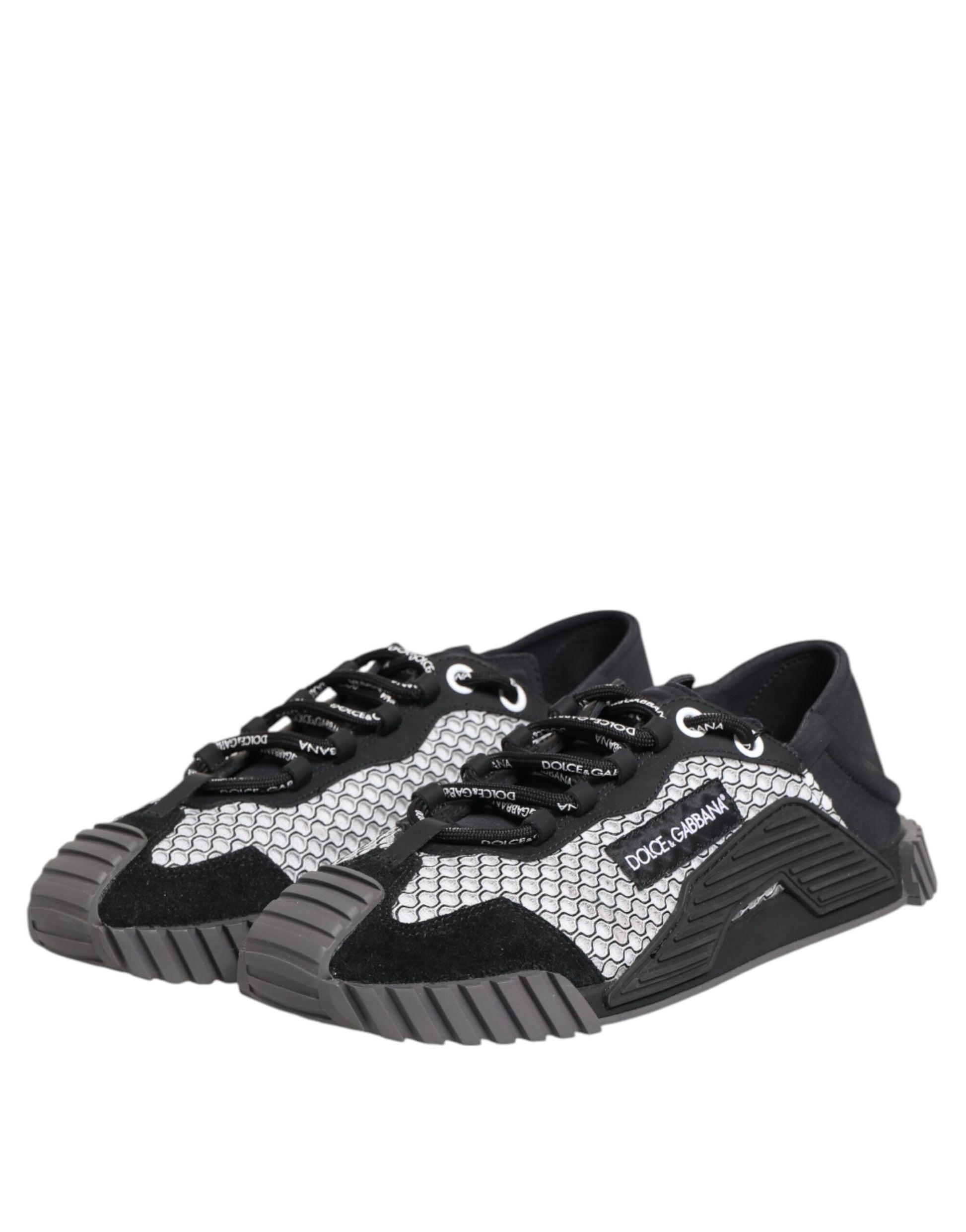 Multicolor Lace Up Low Top NS1 Sneakers Shoes-Dolce & Gabbana-LabelTerrace.com