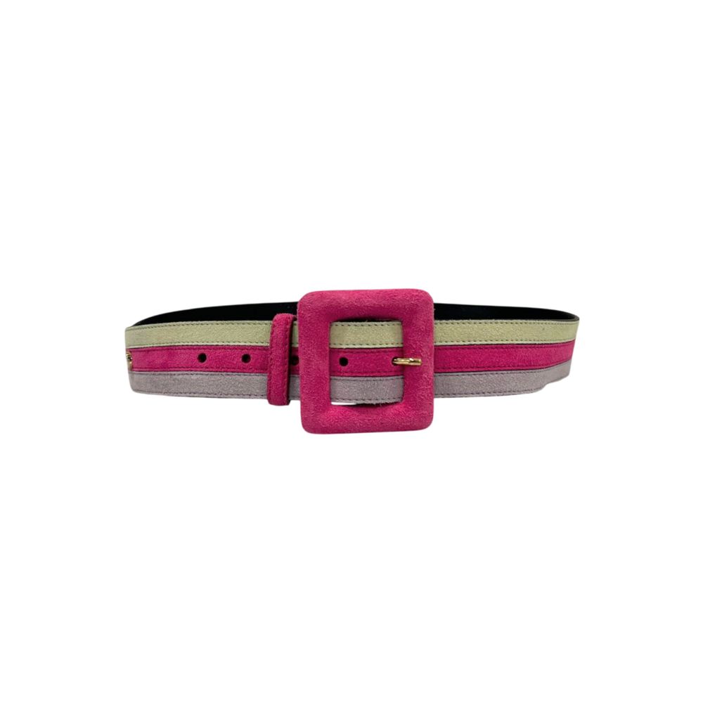 Multicolor Leather Women Belt