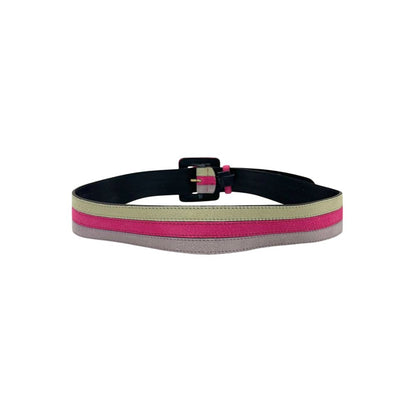 Multicolor Leather Women Belt