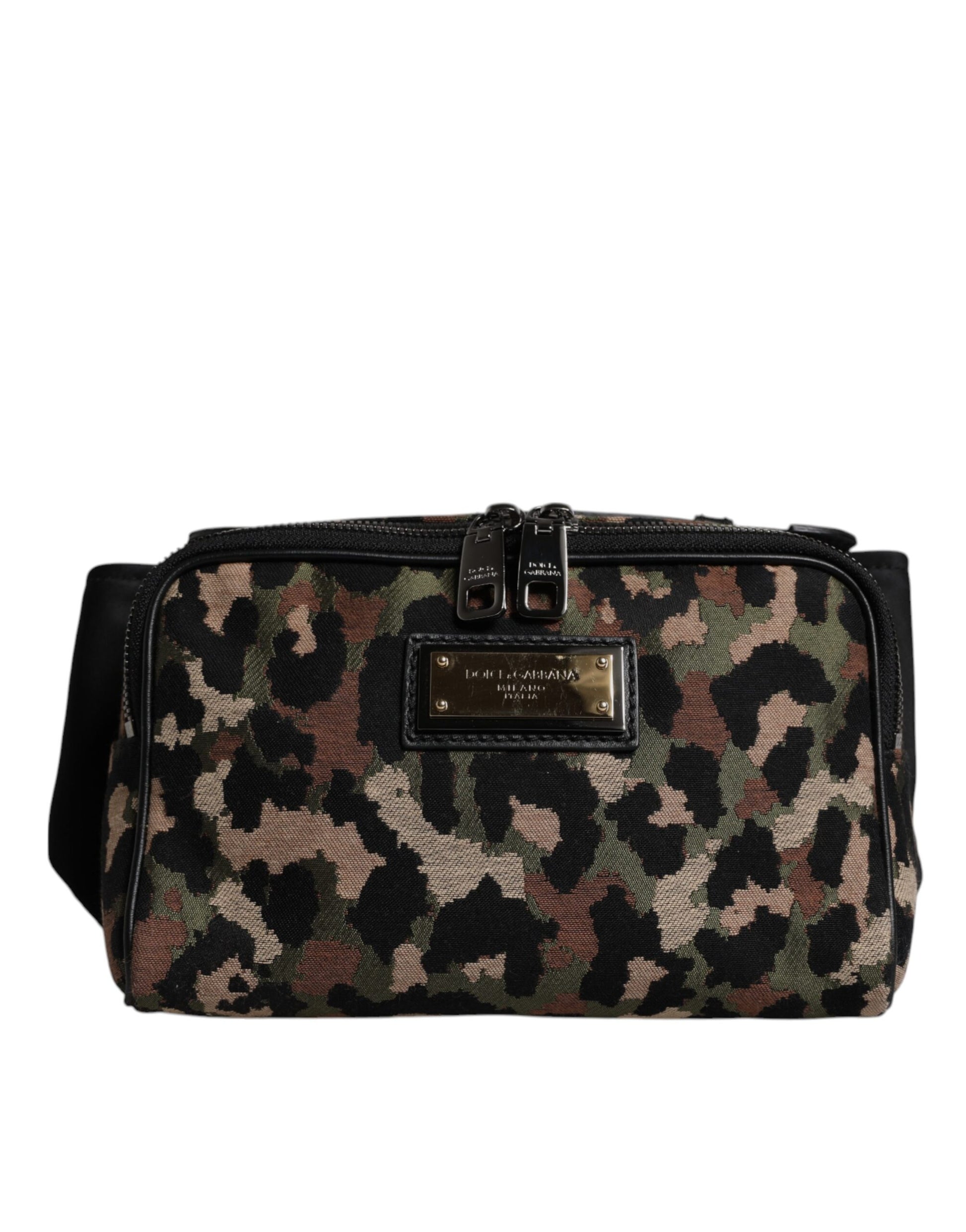Multicolor Leopard DG Logo Belt Waist Fanny Pack Bag-Dolce & Gabbana-LabelTerrace.com