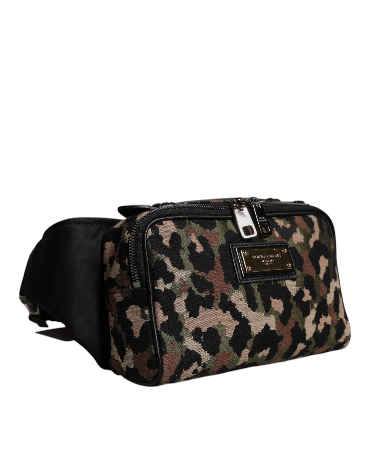 Multicolor Leopard DG Logo Belt Waist Fanny Pack Bag-Dolce & Gabbana-LabelTerrace.com