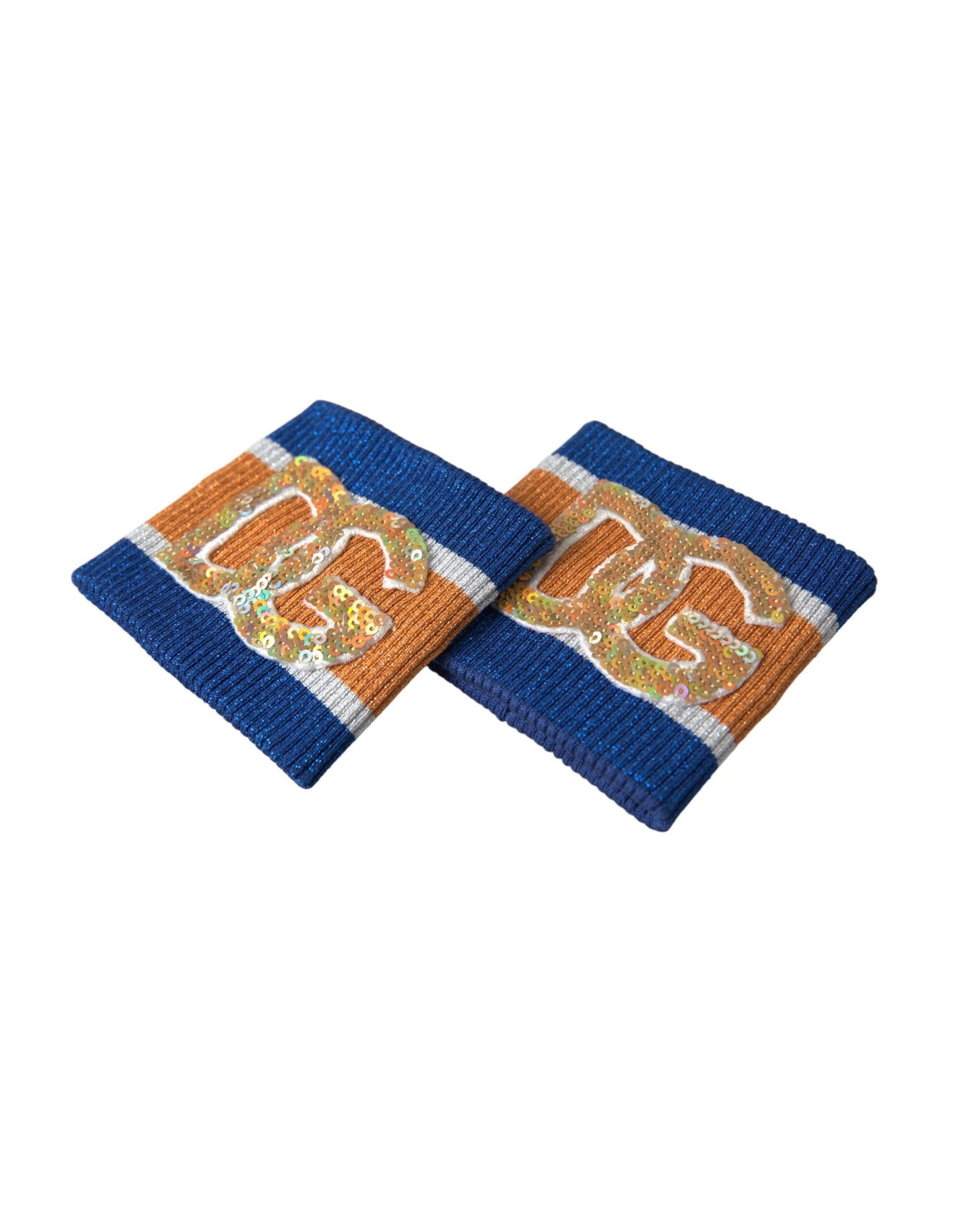Multicolor Logo Sequin Viscose Wristband-Dolce & Gabbana-LabelTerrace.com