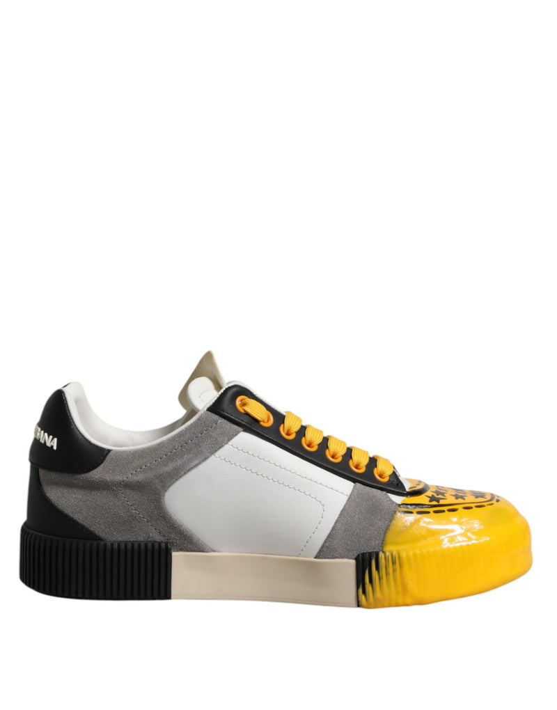 Multicolor MIAMI Low Top Sneakers Shoes-Dolce & Gabbana-LabelTerrace.com