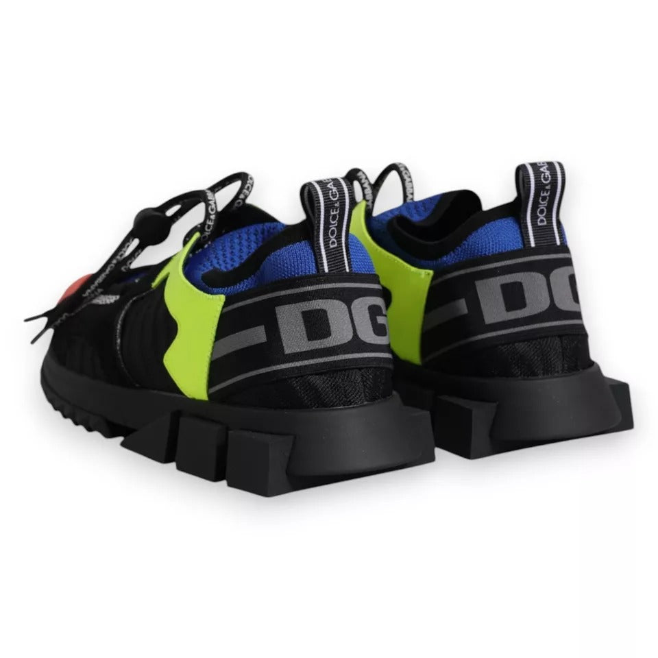 Multicolor Mesh Sorrento Trekking Sneakers Shoes-Dolce & Gabbana-LabelTerrace.com