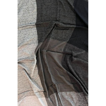 Multicolor Modal Women Scarf with Micro Fringe from Italy