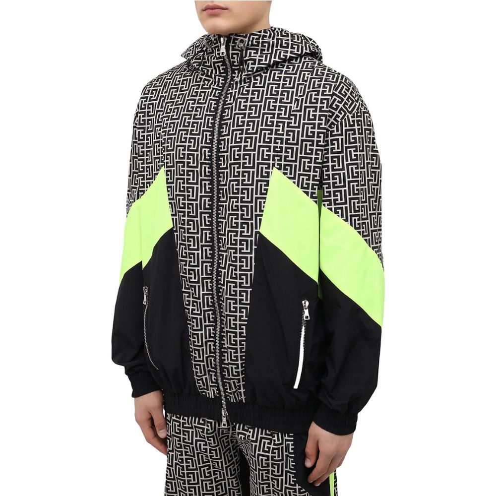 Multicolor Nylon Men Jacket-Balmain-LabelTerrace.com