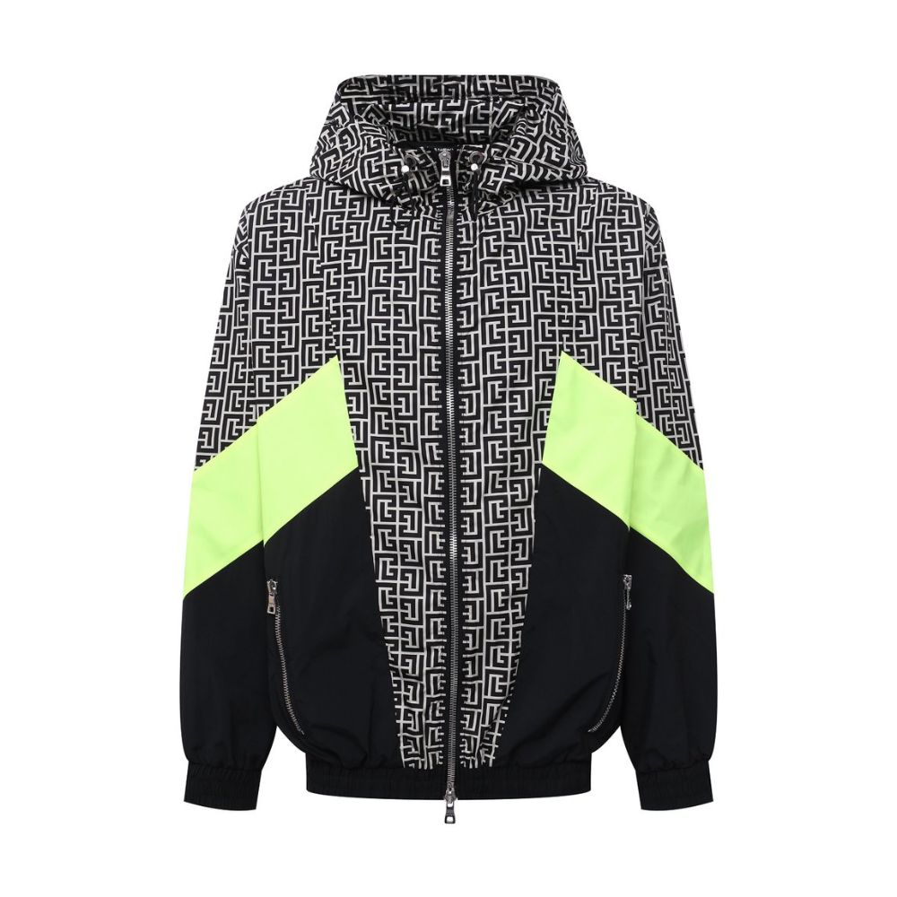 Multicolor Nylon Men Jacket-Balmain-LabelTerrace.com
