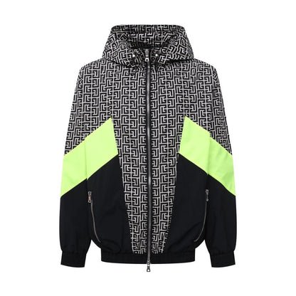 Multicolor Nylon Men Jacket-Balmain-LabelTerrace.com