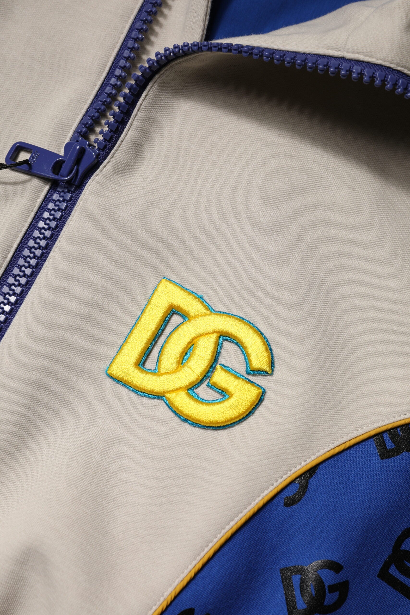 Multicolor Polyester Full Zip Bomber Jacket-Dolce & Gabbana-LabelTerrace.com