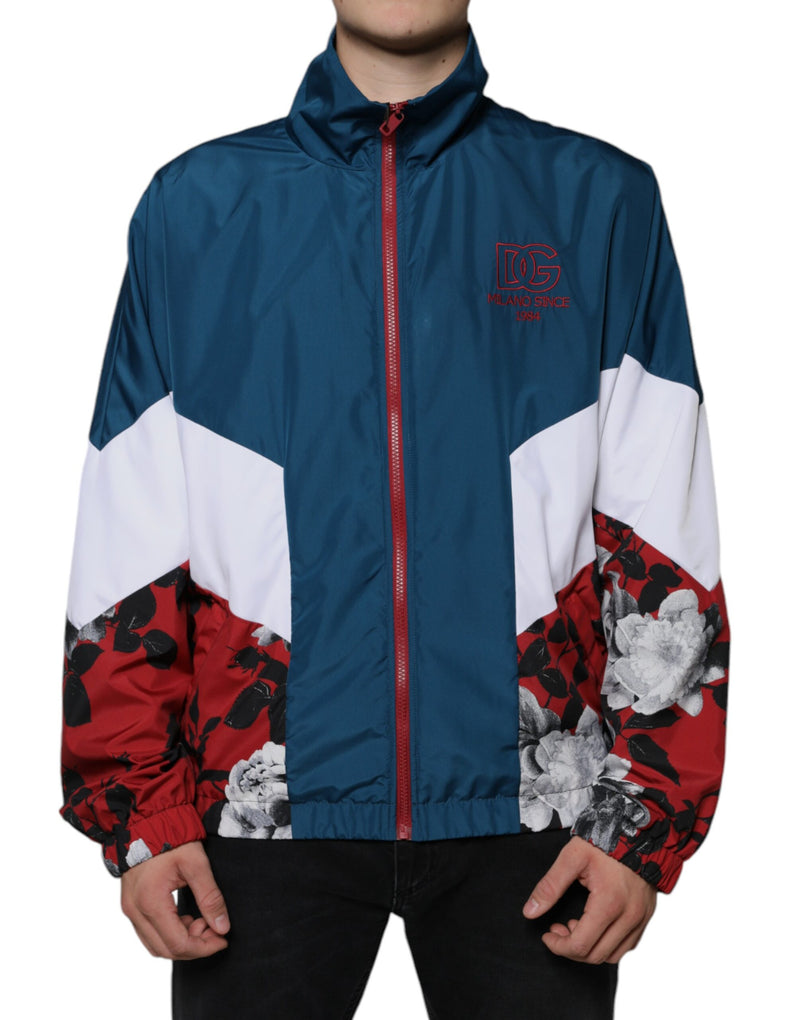 Multicolor Polyester Full Zip Jacket-Dolce & Gabbana-LabelTerrace.com