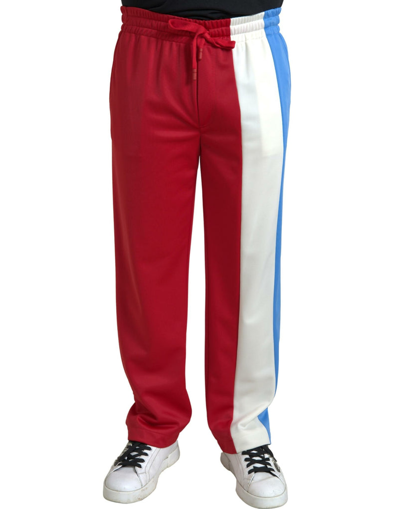 Multicolor Polyester Men Sweatpants Pants-Dolce & Gabbana-LabelTerrace.com
