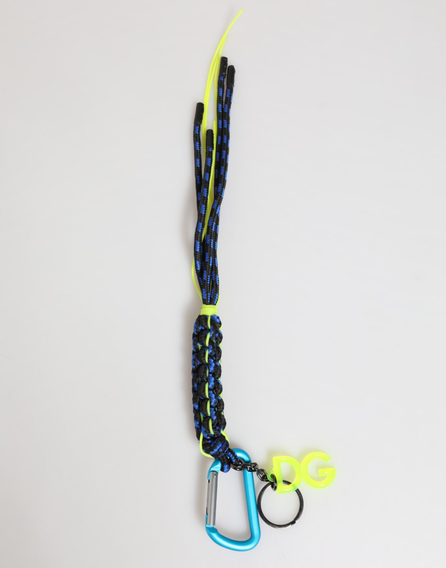 Multicolor Polyester Tape String DG Logo Keychain Keyring-Dolce & Gabbana-LabelTerrace.com