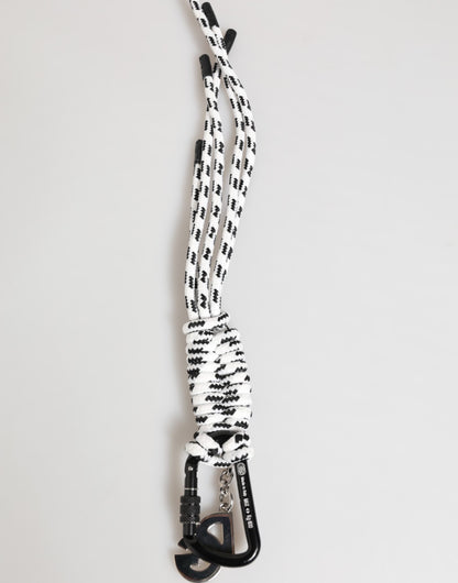 Multicolor Polyester Tape String DG Logo Keychain Keyring-Dolce & Gabbana-LabelTerrace.com