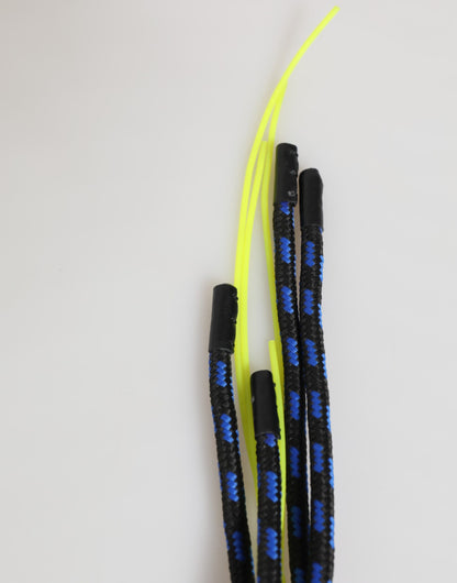 Multicolor Polyester Tape String DG Logo Keychain Keyring-Dolce & Gabbana-LabelTerrace.com