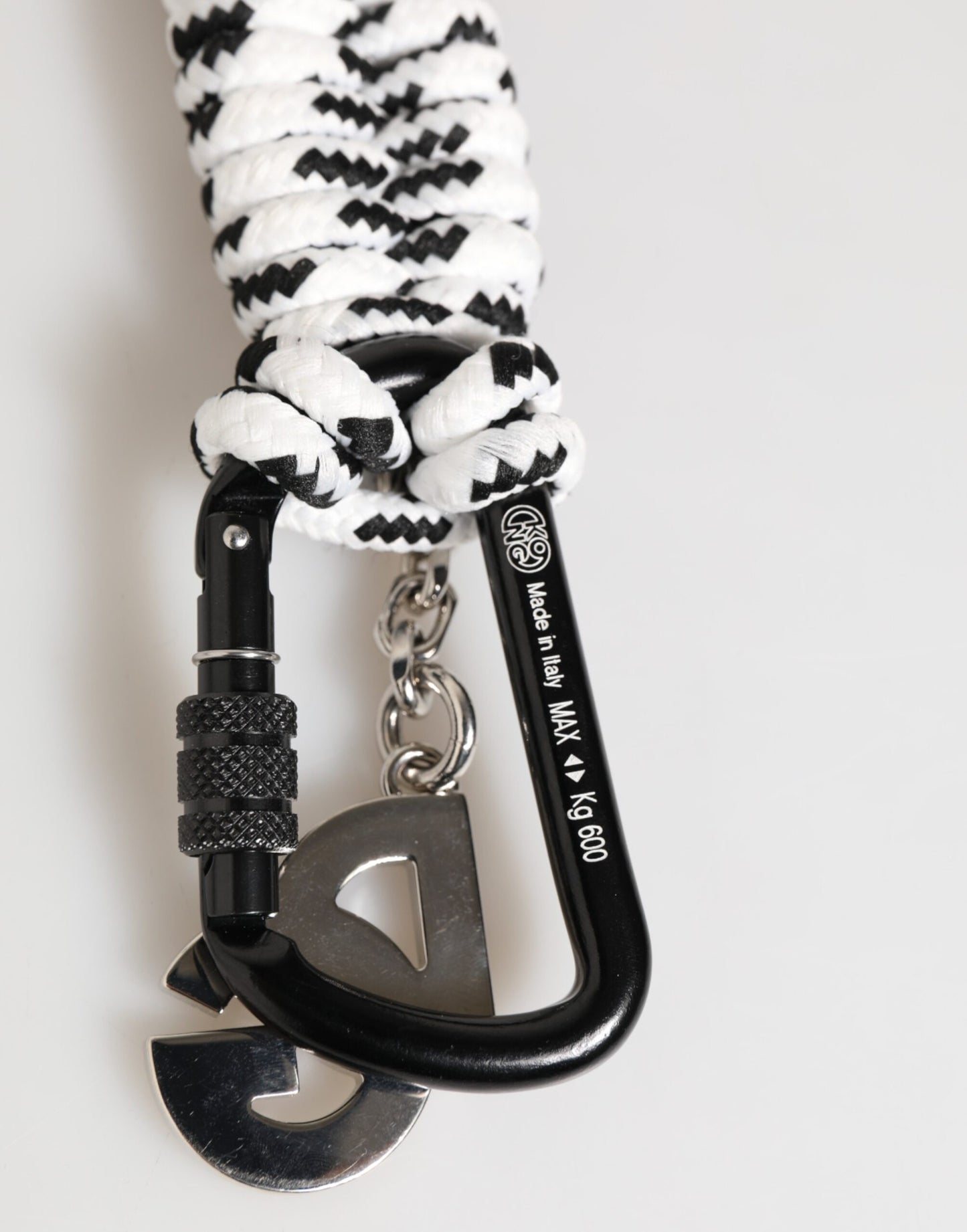 Multicolor Polyester Tape String DG Logo Keychain Keyring-Dolce & Gabbana-LabelTerrace.com