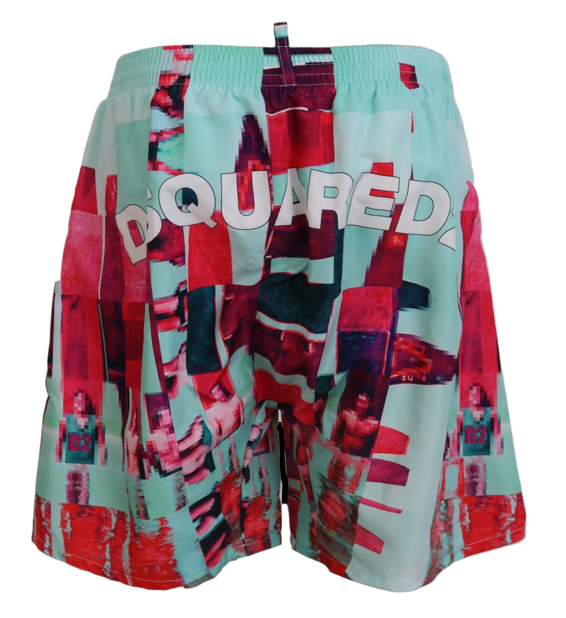 Multicolor Printed Beachwear Shorts Swimwear-Dsquared²-LabelTerrace.com