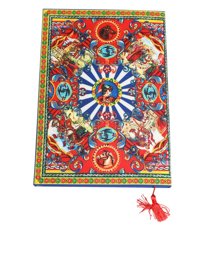Multicolor Sicilian Carretto Print Journal Notebook